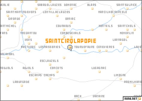 Saint-Cirq-Lapopie (France) map - nona.net