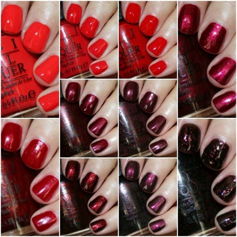 My Favorite Red Opi Nail Lacquer Colors Vampy Varnish Red Opi Nails