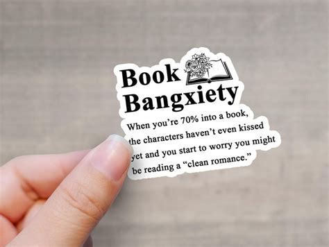 Bangxiety Sticker Spicy Book Lover Sticker Kindle Sticker Book Lover