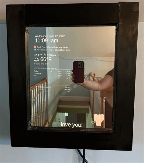 Building The Magic Mirror Frame : r/MagicMirror