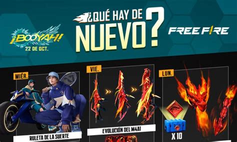 Free Fire qué trae la agenda semanal del 12 al 18 de octubre