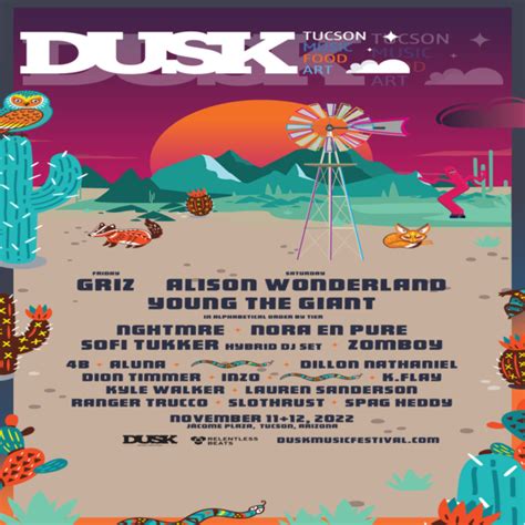 Dusk Music Festival Announces 2022 Lineup Featuring Young the Giant ...