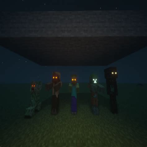 Mob Glowing Eyes Screenshots - Resource Packs - Minecraft