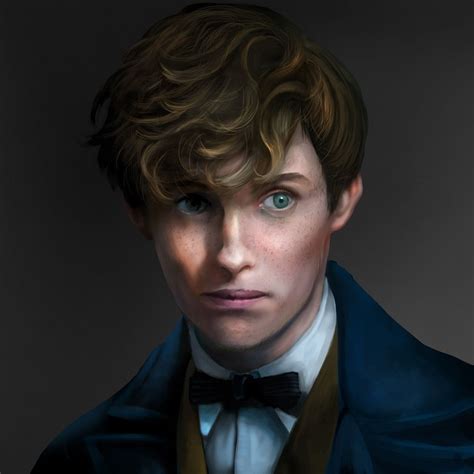 Newt Scamander By Rudi Indra A On Artstation Newt Scamander Fan Art