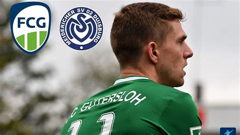 Live Fc G Tersloh Und Msv Duisburg Er Ffnen Regionalliga Saison Fupa