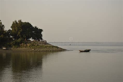 Confluence Of The Damodar And Bhera Bhairavi River Rivers Near The