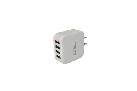 Turbo 4 USB Port Adaptor in Durable Plastic Material