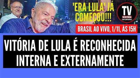 Nova Era Lula JÁ ComeÇou VitÓria É Reconhecida Por LÍderes Do