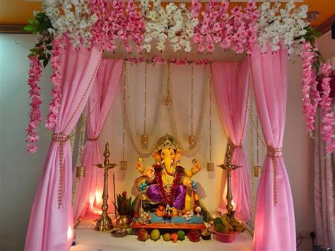 decor ganesh chaturthi decoration  style  time saving ideas