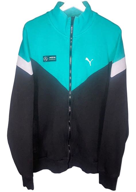 PUMA Track Jacket Mercedes AMG Petronas Formula 1 F1 Gem