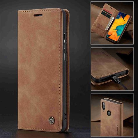 Dteck Case For Samsung Galaxy A70 Caseme Retro Style Wallet Phone Case Stand Credit Card Slot