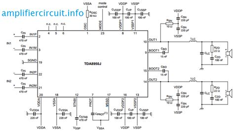 Tda8947j Amplifier Circuit Diagram Tda7294 Bridge Stereo Pcb