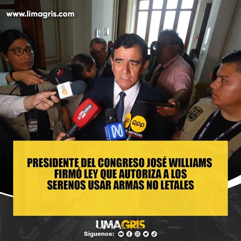 Revista Lima Gris On Twitter Presidente Del Congreso Firm Ley Que