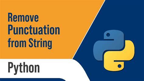4 Ways To Remove Punctuation From String In Python