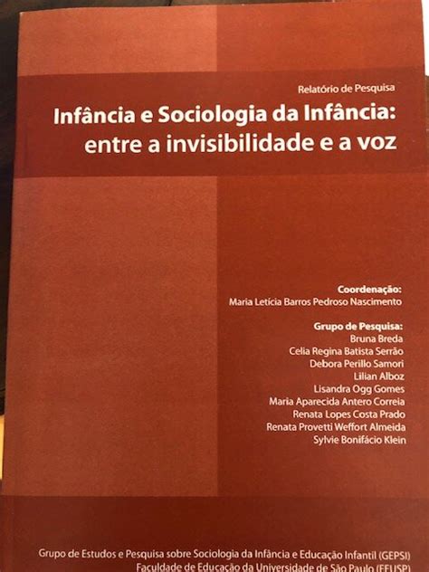 Os Estudos Da Sociologia Da Infância Priorizam Que A Noção - (PDF) Infância e Sociologia da Infância: entre a invisibilidade e a voz