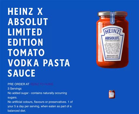 Heinz And Absolut Have Brought Out A Vodka Pasta Sauce News Ladbible