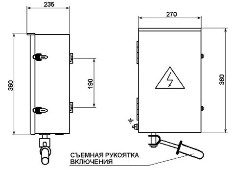 Шкафы заземления ШЗ-ВЛИ-0,4кВ (Устройства заземления УЗ-ВЛИ-0,38)