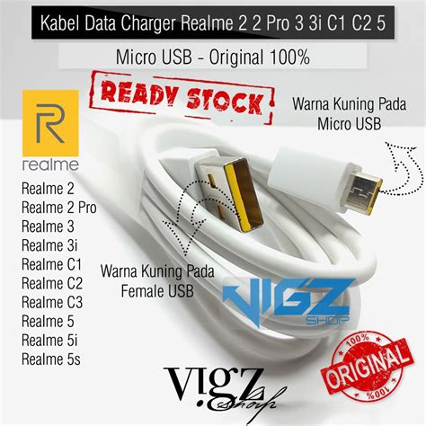 Jual Kabel Data Charger Realme Pro I C C C I S A Micro