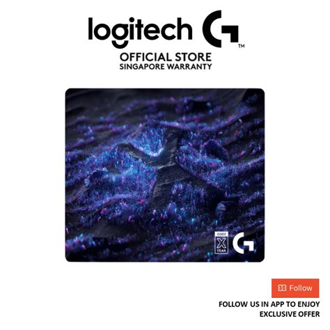 Logitech G640 Mousepad G502 10th Anniversary Limited Edition Moderate Resistance Rubber Base