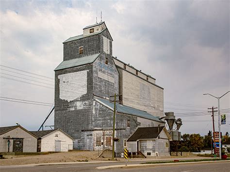 Historic Sites Of Manitoba Mccabe Grain Elevator United Grain