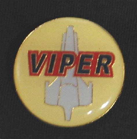 New Battlestar Galactica Bsg Viper Pilot Logo Enamel Metal Pin New