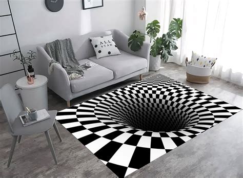 Vortex Rug D Vortex Illusion Vortex Illusion Rug D Rug Etsy