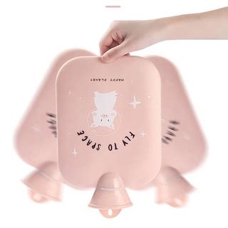 Hot Compress Bag With Plush Cloth Lovely Water Filling Bag Dysmenorrhea Stomach Warm Water Bag