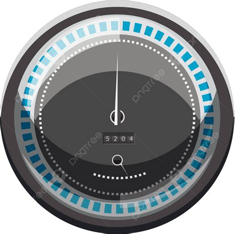 Speedometer To Calculate Speed Iconcartoon Style Symbol Race