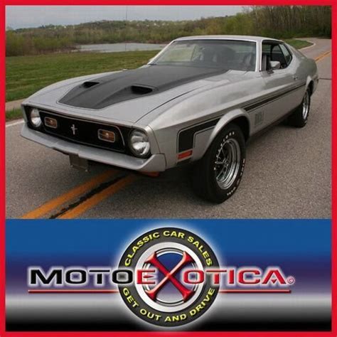 Ford Mustang Mach I Silver Motoexotica Classic Cars