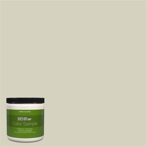 Behr Premium Plus 8 Oz Ppf 14 Traditional Tan Semi Gloss Interior