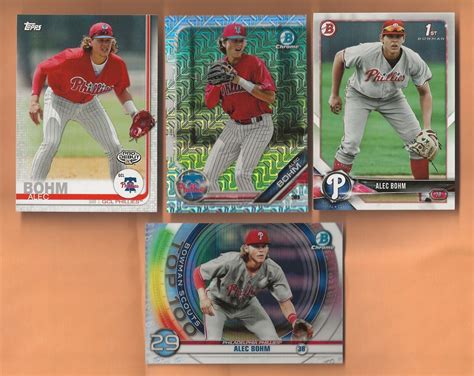 Alec Bohm Bowman Draft Bd Bowman Chrome Mojo Refractor