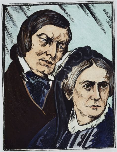 Buy Robert Schumann 1810 1856 Ngerman Composer Schumann With His Wife