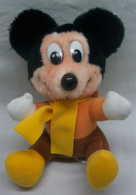 VINTAGE Walt Disney Mickeys Christmas Carol MICKEY MOUSE 7" Plush ...