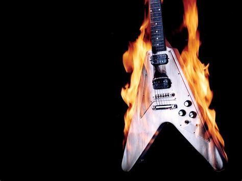 Flaming Guitar Wallpapers - Top Free Flaming Guitar Backgrounds - WallpaperAccess