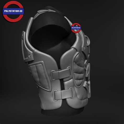 Sci Fi Character Torso Armour V Highpoly Zbrush D Model Cgtrader