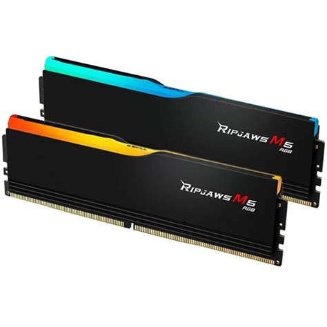 Barrette Mémoire G SKILL RIPJAWS M5 RGB 64Go DDR5 5200 MHZ Noir