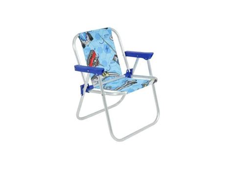 Cadeira De Praia Infantil Hot Wheels Alumínio Dobrável Resistente Esta o Melhor Preço é no Zoom