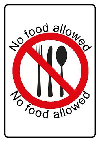 No Eating Sign - ClipArt Best