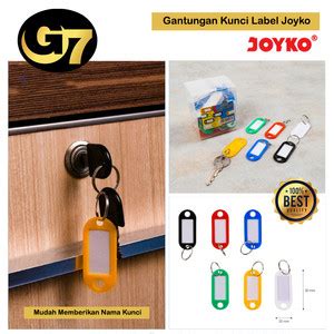 Jual Gantungan Kunci Label Joyko Name Tag Penanda Kunci Pintu Loker