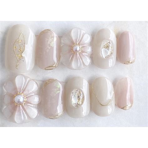 Jual Made By Order Fake Nails Kuku Palsu Press On Nails Pink Orange Brown Gray Nude Shopee