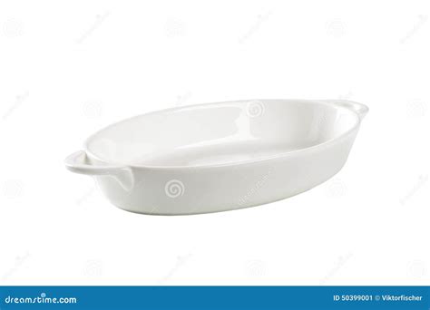 Oval White Ceramic Dish Stock Image Image Of Serving 50399001