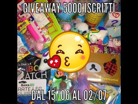 Giveaway Iscritti Chiuso Fino Al Luglio Youtube