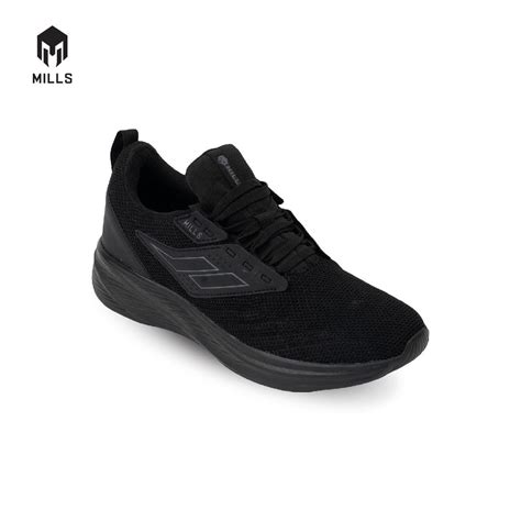 Mills Sepatu Sportage Cl Black Grey 9701002