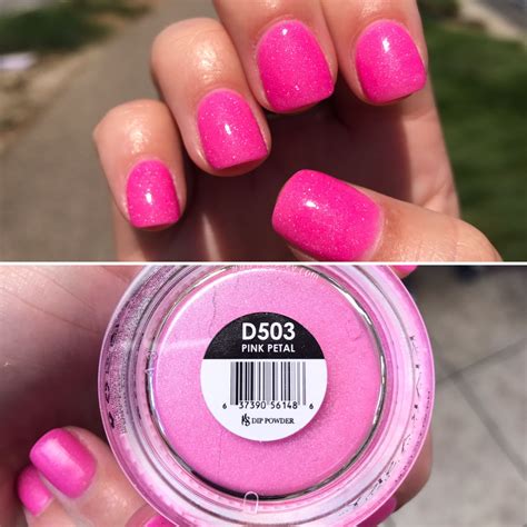 Sns Dipping Powder Color Chart Pink