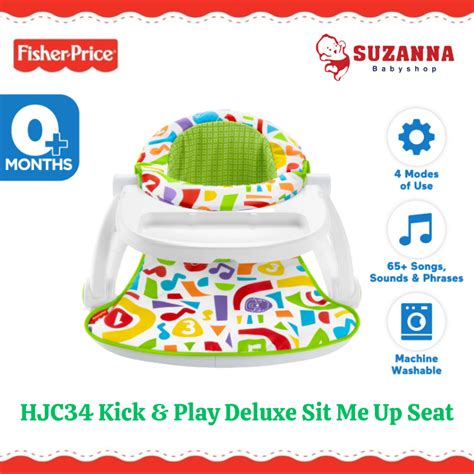 Jual Fisher Price HJC34 Kick Play Deluxe Sit Me Up Seat Playmat