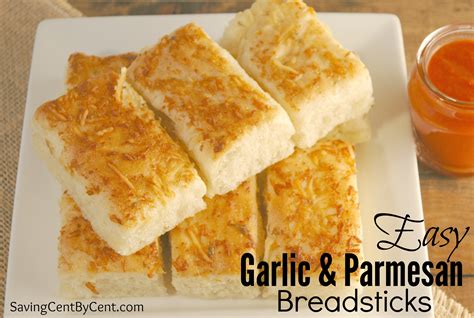 Delicious And Easy Garlic And Parmesan Breadsticks Saving Cent By Cent