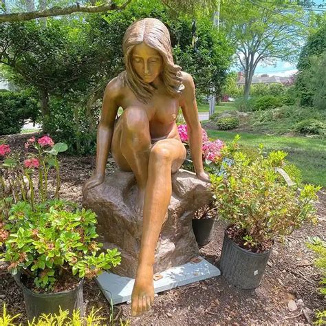 High Quality Bronze Sexy Lady Sculpture Life Size Beautiful Naked