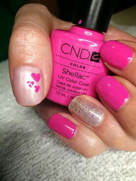 CND Shellac Hot Pop Pink 7 3ml Shellac Colors Cnd Shellac