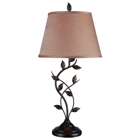 Kenroy Home Ashlen 31 In Oil Rubbed Bronze Table Lamp 32239orb The