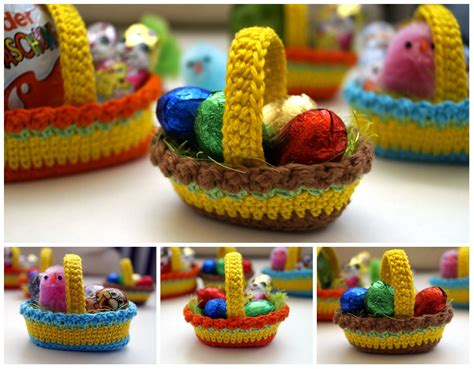 Free Crochet Pattern Easter Basket